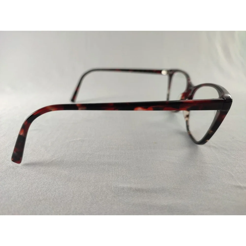 Vera Wang V589 RD Dark Red Tortoise‎ Cat Eye Eyeglass Frames 54-16 140